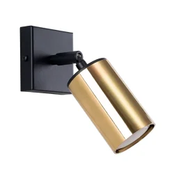 Applique en acier 1 ampoule 4000K - 8x8x18.5cm Sollux