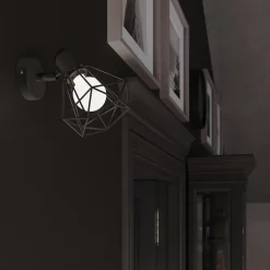 Applique en acier 1 ampoule 3000K - 15x28x30cm Sollux