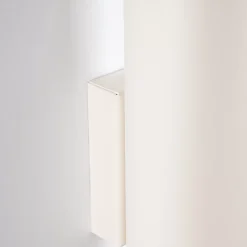 Applique en acier 2 ampoules 4000K - 6x8x30cm Sollux