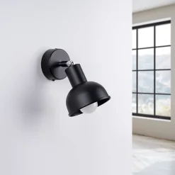 Applique en acier 1 ampoule 4000K - 19x11x17cm Sollux