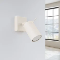 Applique en acier 1 ampoule 4000K - 8x16x8cm Sollux