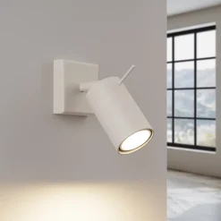 Applique en acier 1 ampoule 4000K - 8x16x8cm Sollux