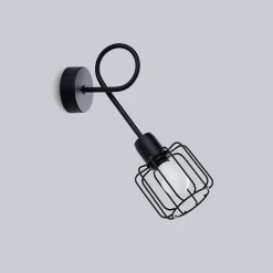 Applique en acier 1 ampoule 3000K - 15x28x30cm Sollux