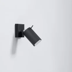 Applique en acier 1 ampoule 4000K - 8x16x8cm Sollux