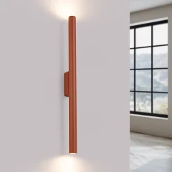 Applique en acier 2 ampoules 3000K - 2.5x5x50cm Sollux