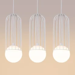 Applique en acier 3 ampoules 4000K - 54x12x115cm Sollux