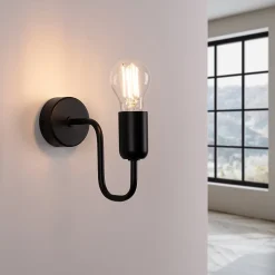 Applique en acier 1 ampoule 4000K - 8.5x15.5x20cm Sollux