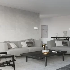 Applique en acier 2 lampes 40x12x15cm Sollux