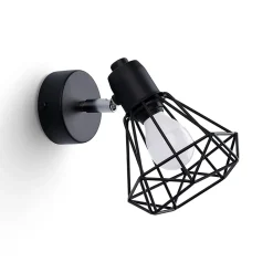 Applique en acier 1 lampes 18x15x18cm Sollux