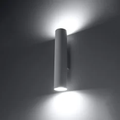 Applique en acier 2 lampes 6x8x30cm Sollux