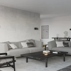 Applique en acier 2 lampes 40x12x15cm Sollux