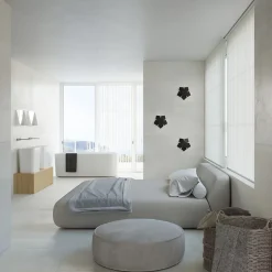 Applique en acier 2 lampes 30x30x8cm Sollux