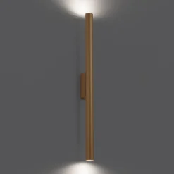 Applique en acier 2 lampes 2.5x5x50cm Sollux