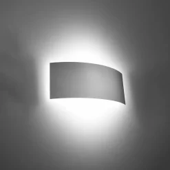 Applique en acier 2 lampes 34x8x14cm Sollux