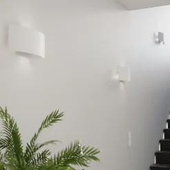 Applique en acier 2 lampes 34x8x14cm Sollux