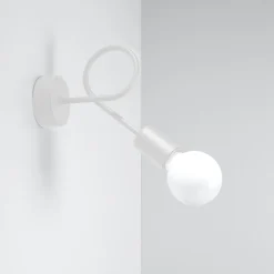 Applique en acier 1 lampes 25x8x20cm Sollux