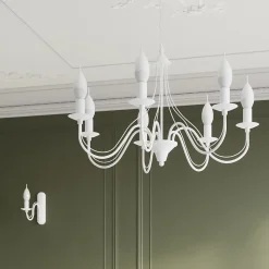 Applique en acier 1 lampes 6x25x25cm Sollux