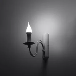 Applique en acier 1 lampes 6x25x25cm Sollux