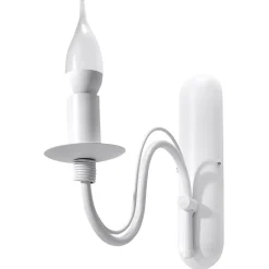 Applique en acier 1 lampes 6x25x25cm Sollux