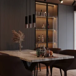 Applique en acier 2 lampes 6x8x29cm Sollux