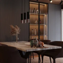 Applique en acier 2 lampes 6x8x29cm Sollux