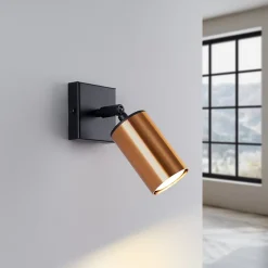 Applique en acier 1 lampes 8x8x18.5cm Sollux