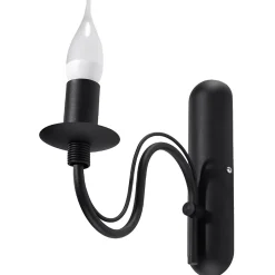 Applique en acier 1 lampes 6x25x25cm Sollux