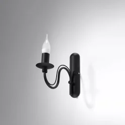 Applique en acier 1 lampes 6x25x25cm Sollux