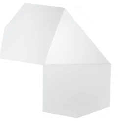 Applique en acier 2 lampes 30x30x8cm Sollux