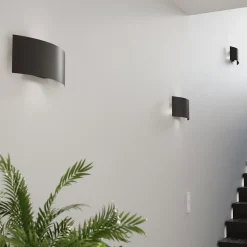 Applique en acier 2 lampes 34x8x14cm Sollux