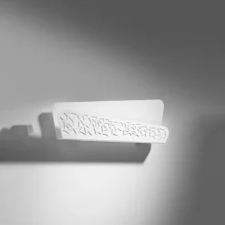 Applique en acier/PVC 2 lampes 40x6x15cm Sollux