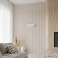 Applique en acier/PVC 2 lampes 40x6x15cm Sollux