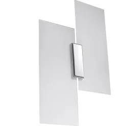 Applique en acier/verre 2 ampoules 4000K - 27x7x37cm Sollux