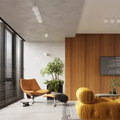 Applique en acier/verre 1 ampoule 3000K - 12x14x12cm Sollux