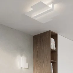 Applique en acier/verre 2 lampes 39x6x28cm Sollux