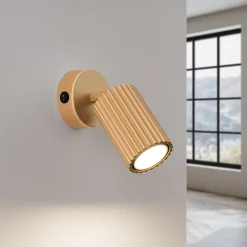 Applique en aluminium 1 ampoule 3000K - 8x8x16cm Sollux