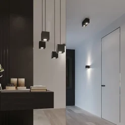 Applique en aluminium 1 ampoule 3000K - 10x12x10cm Sollux