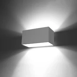 Applique en aluminium 2 ampoules 4000K - 20x12x10cm Sollux