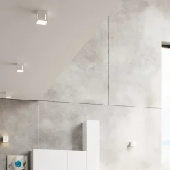 Applique en aluminium 1 ampoule 4000K - 10x12x10cm Sollux