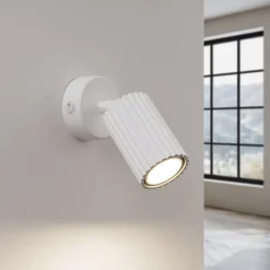 Applique en aluminium 1 ampoule 4000K - 8x8x16cm Sollux