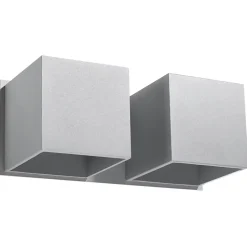 Applique en aluminium 2 ampoules 3000K - 26x12x11cm Sollux