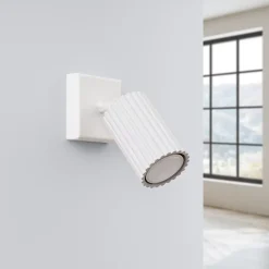 Applique en aluminium 1 ampoule 3000K - 8x16x8cm Sollux