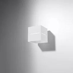 Applique en aluminium 1 ampoule 4000K - 10x12x10cm Sollux