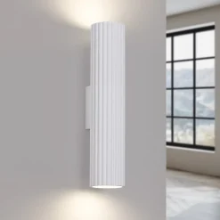 Applique en aluminium 2 ampoules 4000K - 6.5x8.5x30cm Sollux