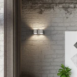 Applique en aluminium 2 lampes 26x12x10cm Sollux