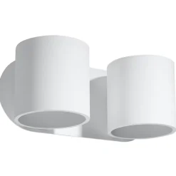 Applique en aluminium 2 lampes 26x12x10cm Sollux