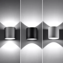 Applique en aluminium 1 lampes 10x12x10cm Sollux