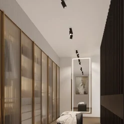 Applique en aluminium 1 lampes 8x8x16cm Sollux