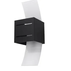 Applique en aluminium/verre 1 ampoule 3000K - 10x12x30cm Sollux