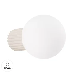 Applique en aluminium/verre 1 lampes 12x17x12cm Sollux